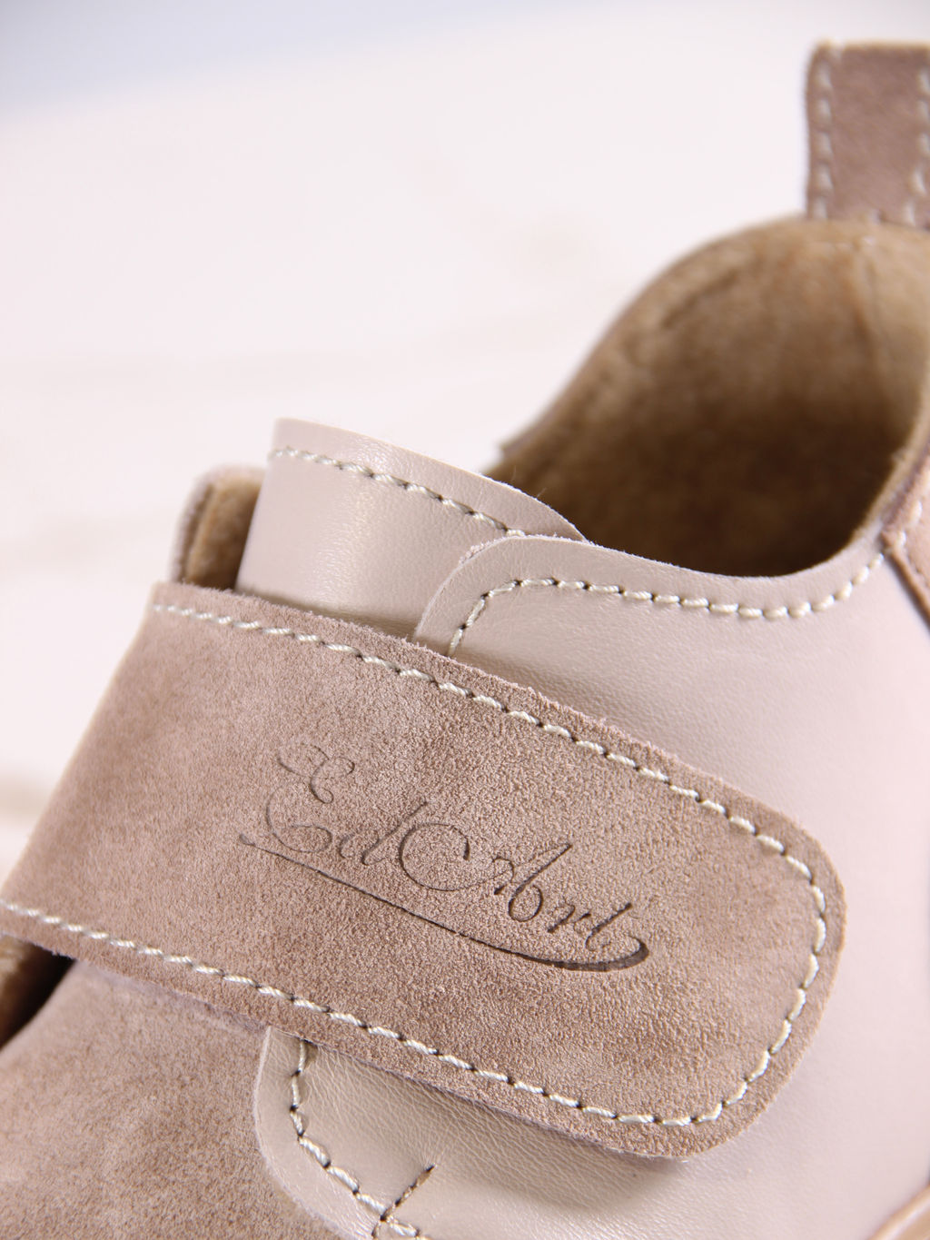 Босоногие ботинки EDART 206.NATAbr.Визон+капучино замша/шерсть