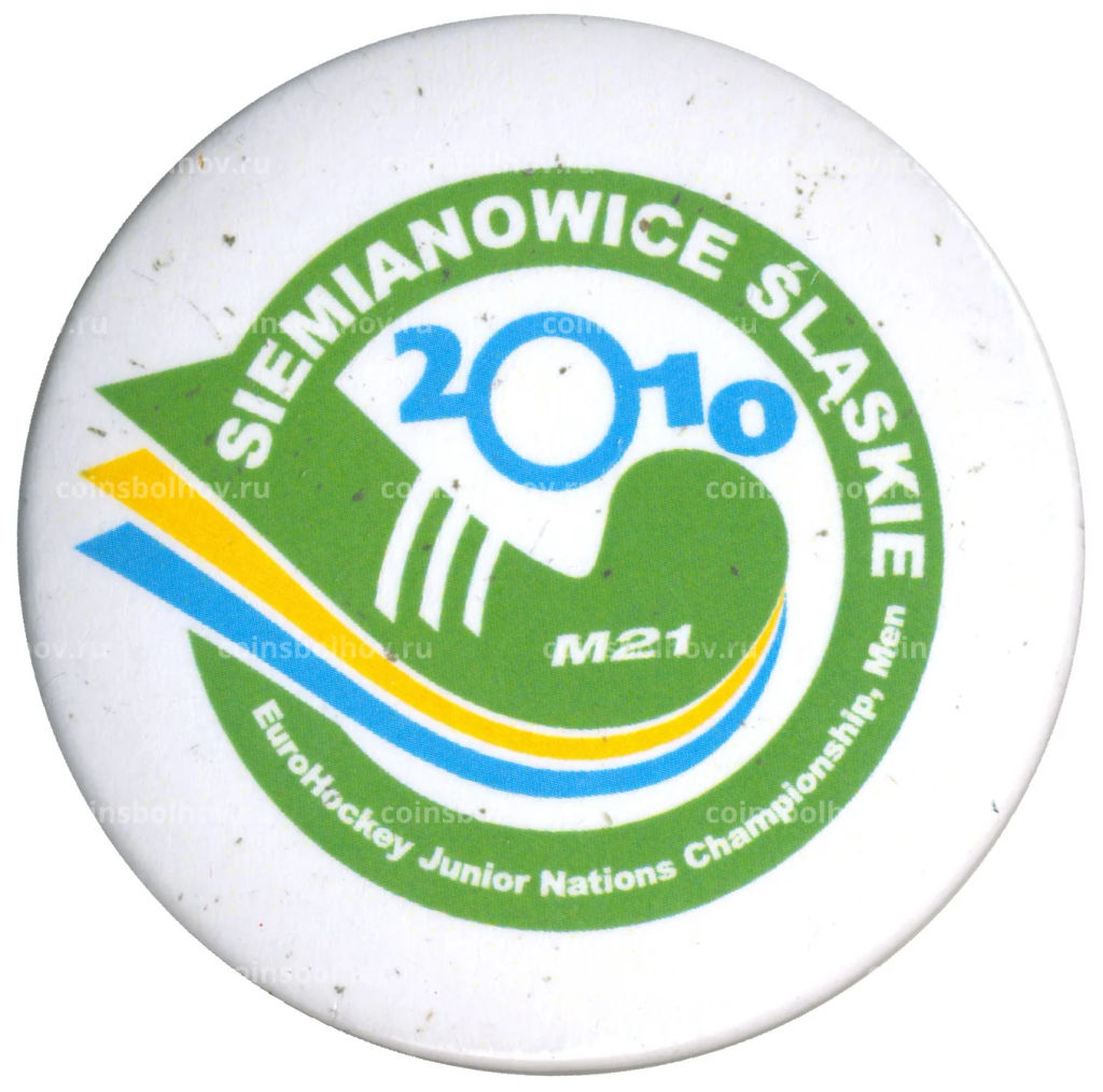 Значок Семеновице- Слонске -2010 Чемпионат по хоккею среди юношей (Польша)