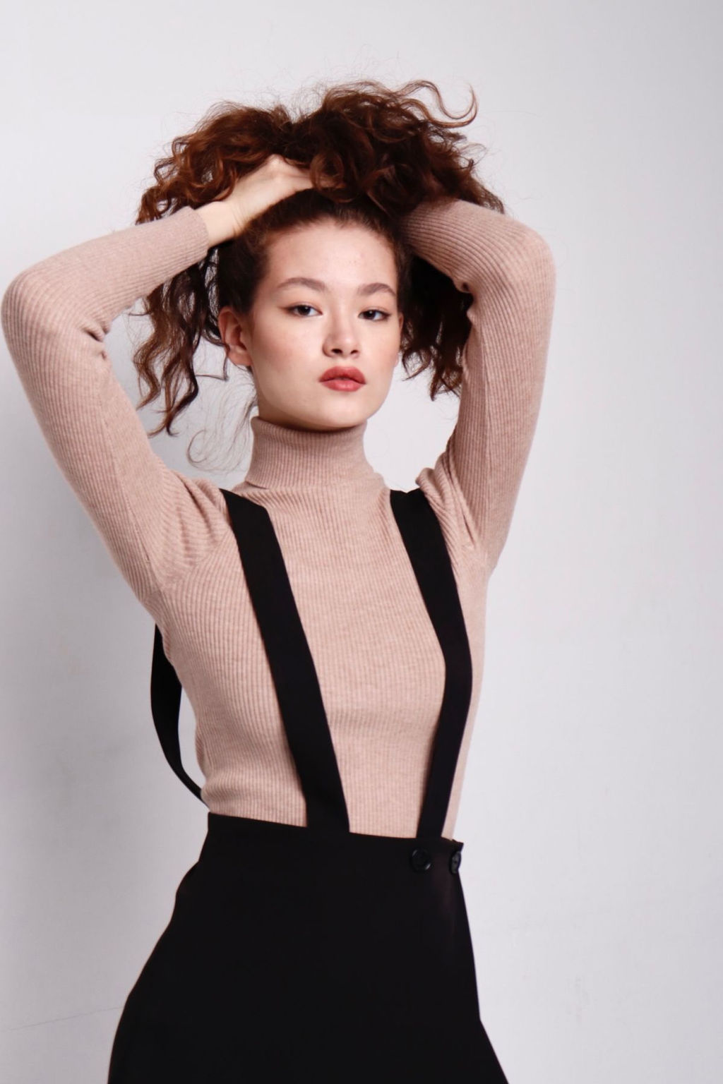 11970 Юбка-баска на бретелях чёрная - Martichelli фото 4