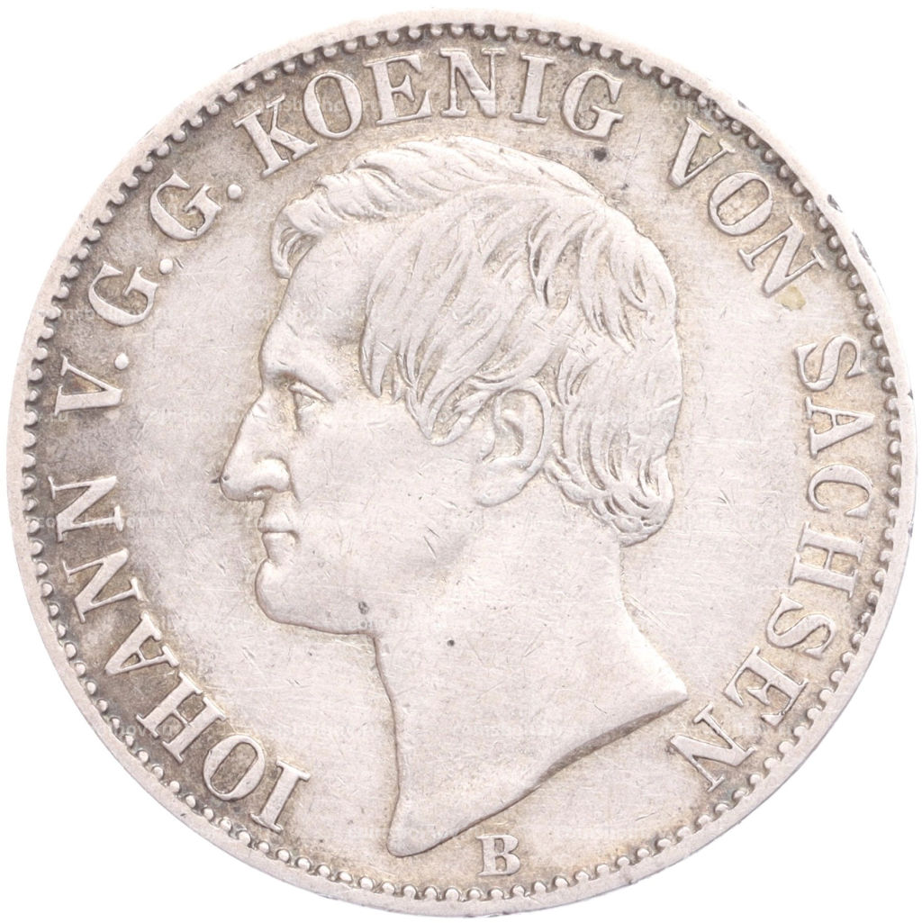 1 союзный талер 1860 года В Саксония