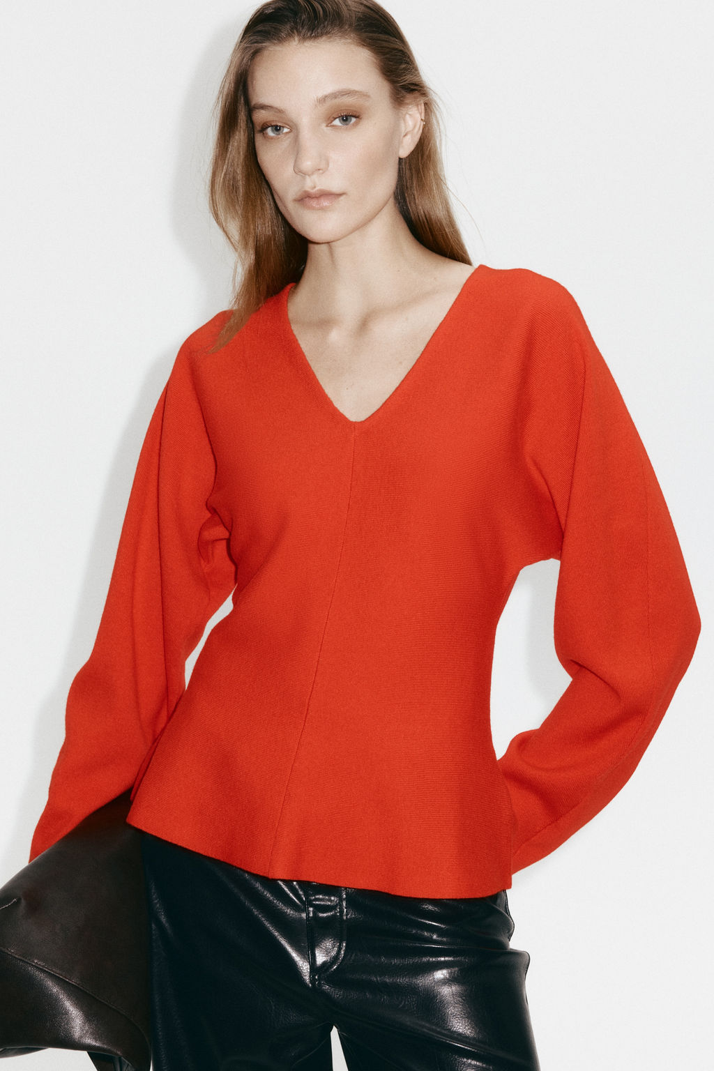 Top de punto con escote en V - H&m фото 6
