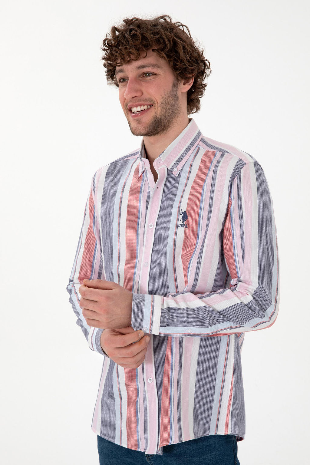 Erkek K_rm_z_ Uzun Kollu G_mlek Sepette S_rpriz _ndirim - U.s. polo assn фото 3