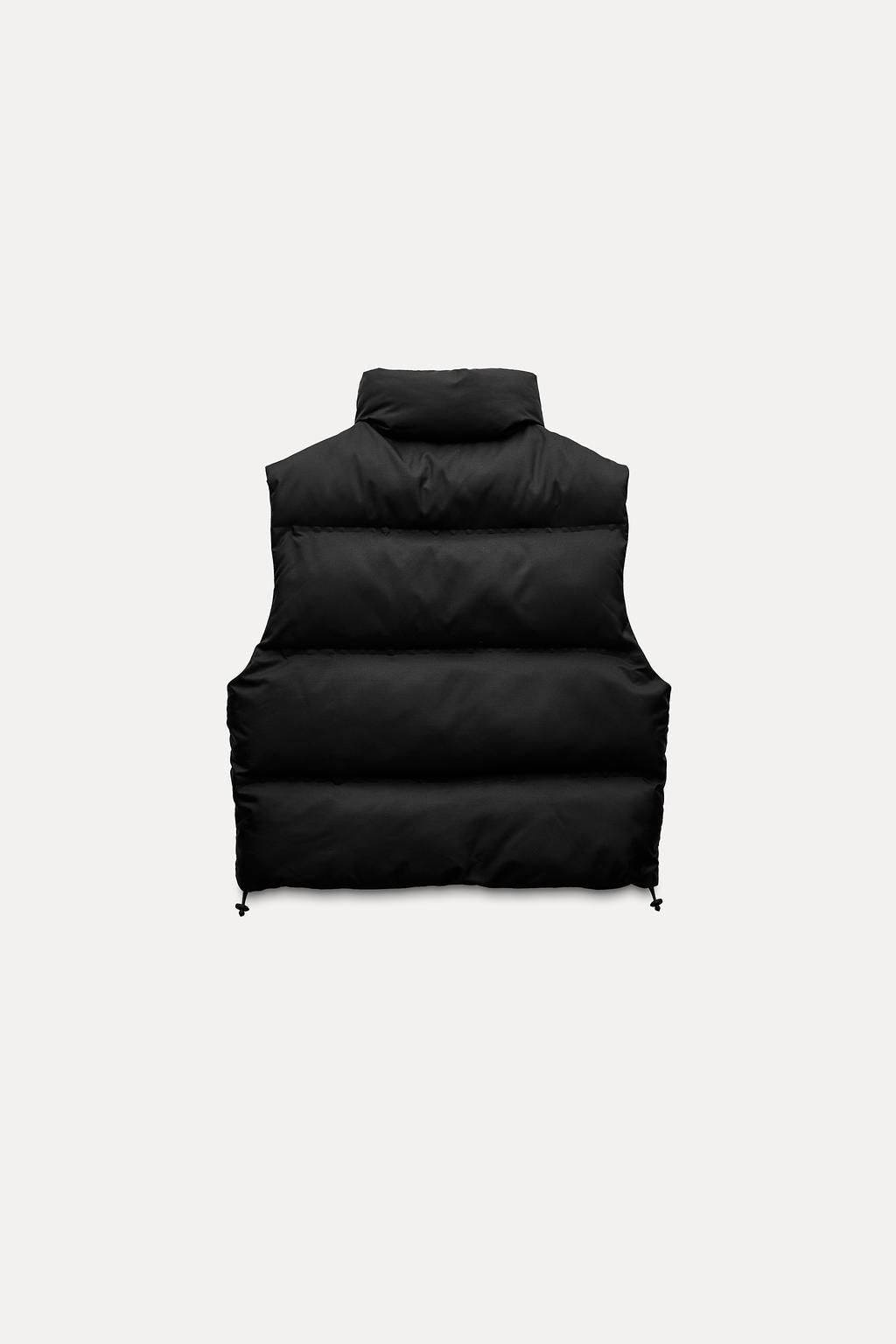 WATER-REPELLENT WINDPROOF PUFFER GILET - Zara фото 4