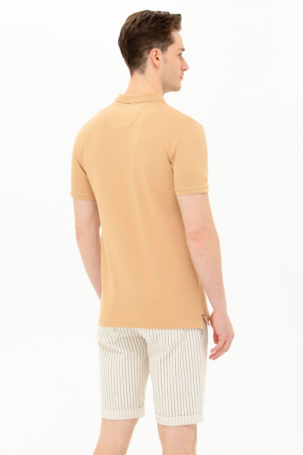 Мужская футболка Camel Polo Neck Basic - U.s. polo assn фото 19