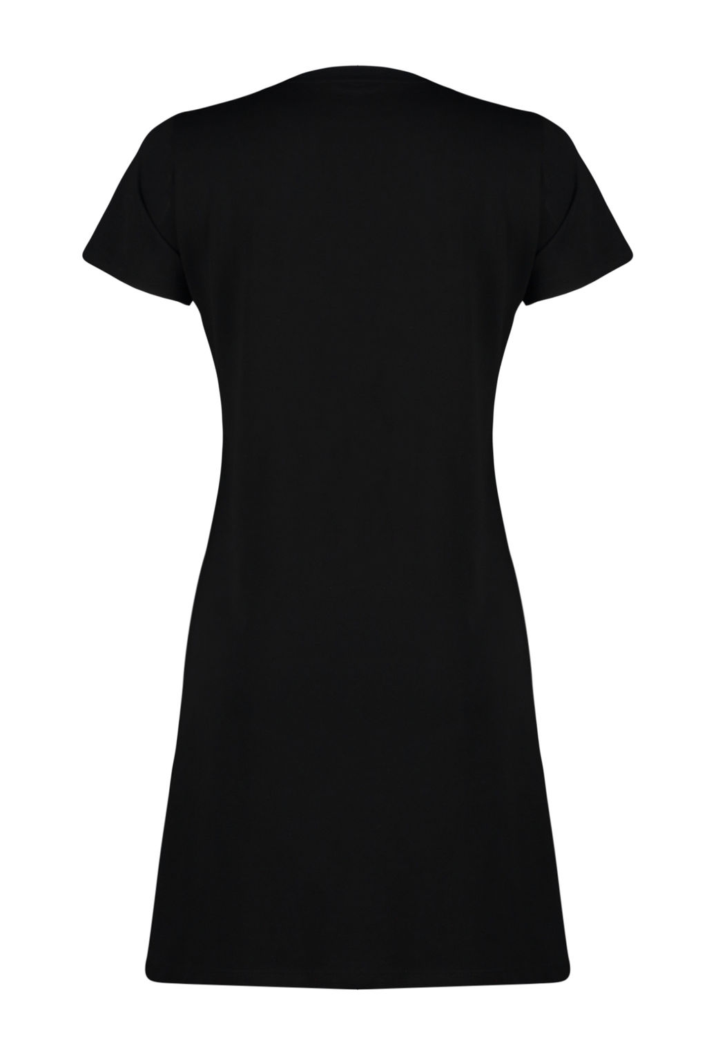 TRENDYOLMILLA Saks %100 Pamuk Cep Detayl? Bisiklet Yaka K?sa Kol Orme T-shirt Elbise TWOSS24EL00120  фото 7