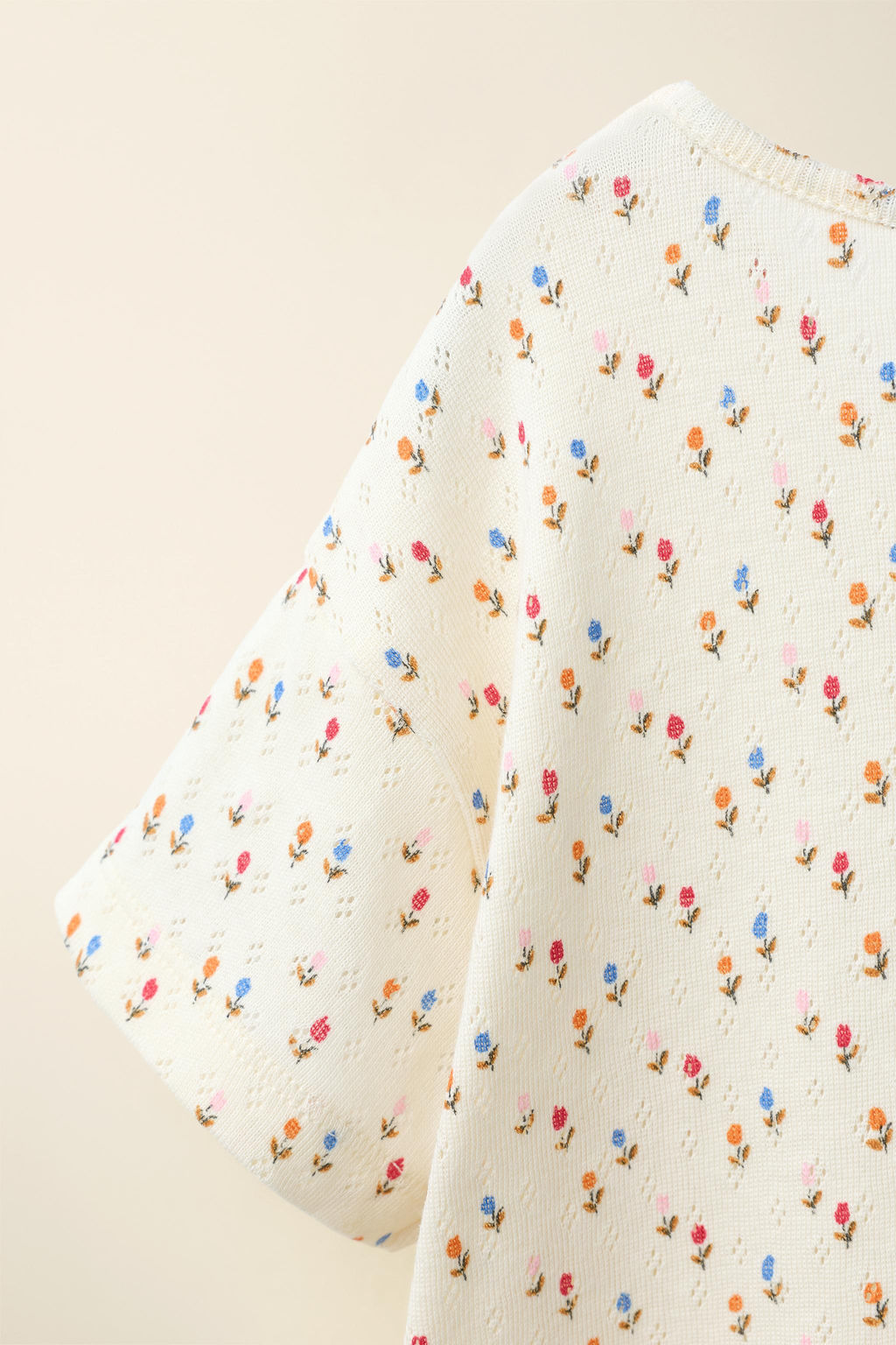 CAMISETA POINTELLE TULIPANES CREATED BY CARAMEL LONDON X ZARA / Estampado  фото 4