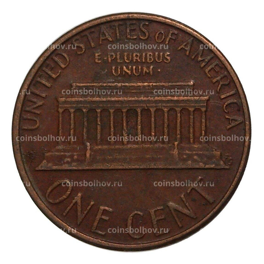 Монета 1 цент 1980 года D