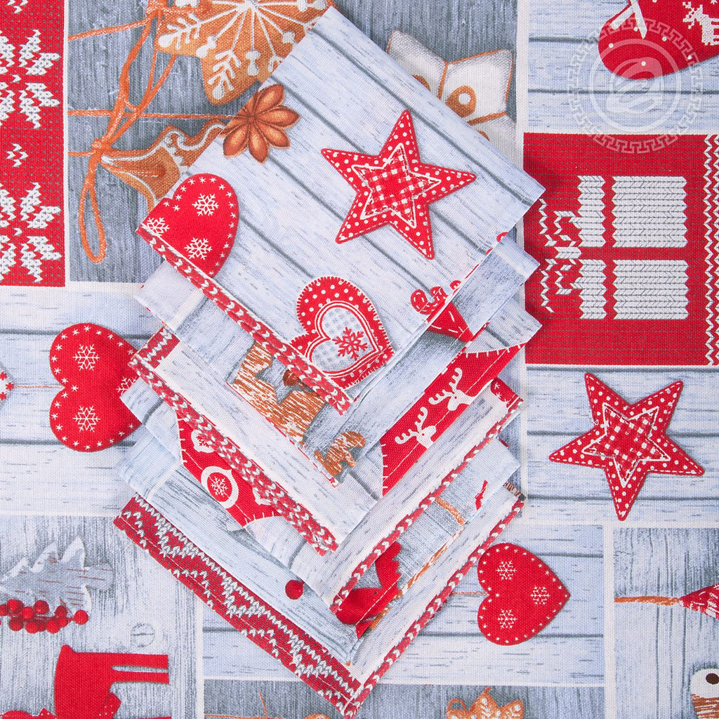 Набор столового белья Чудеса Набор столового белья Чудеса СБ.135.180/Скатерть: 1шт.-180*145; Салфетка: 6шт-35*35 Наборы столового белья из рогожки - Арт дизайн фото 2