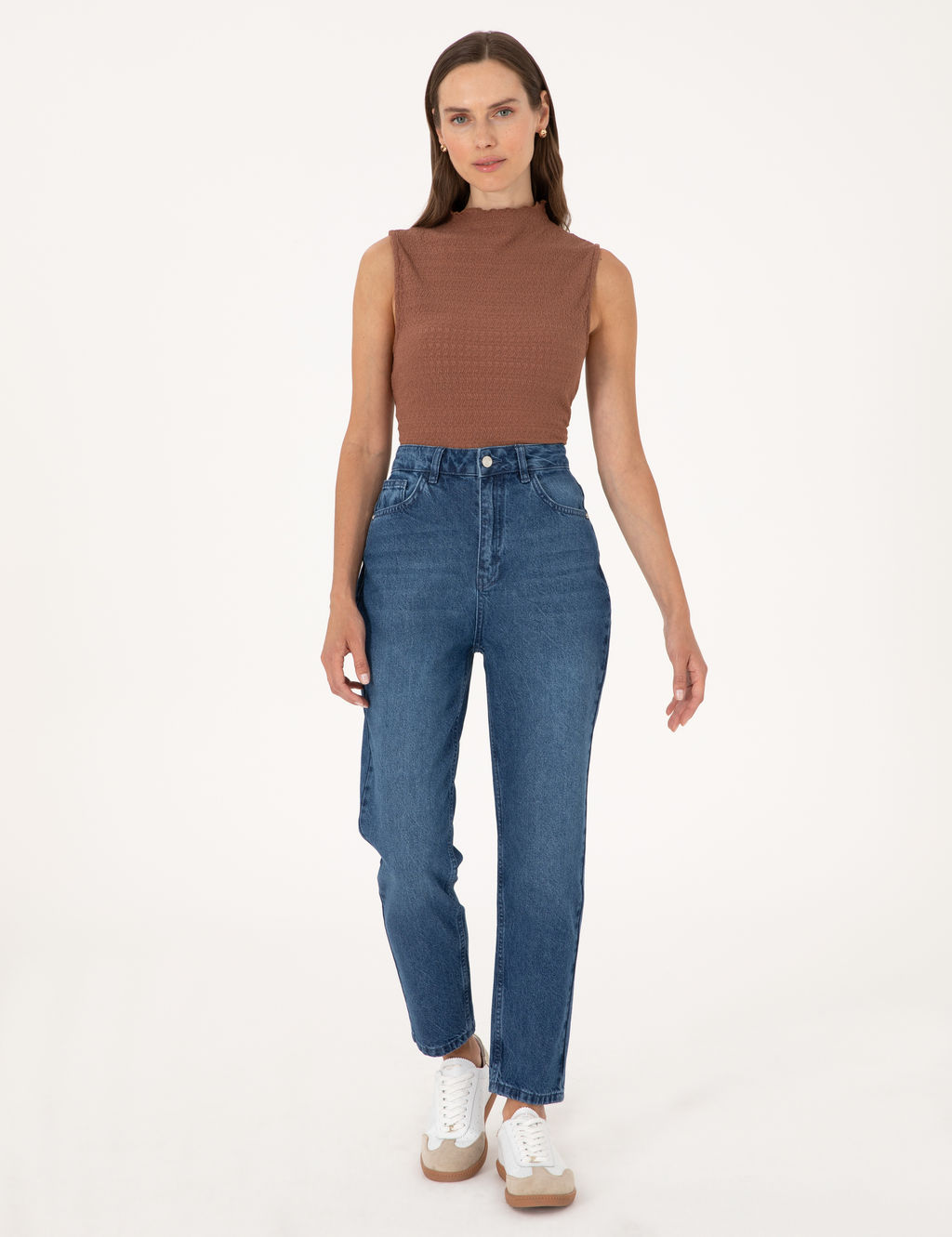 A__k Mavi Mom High Waist Fit Jean Pantolon