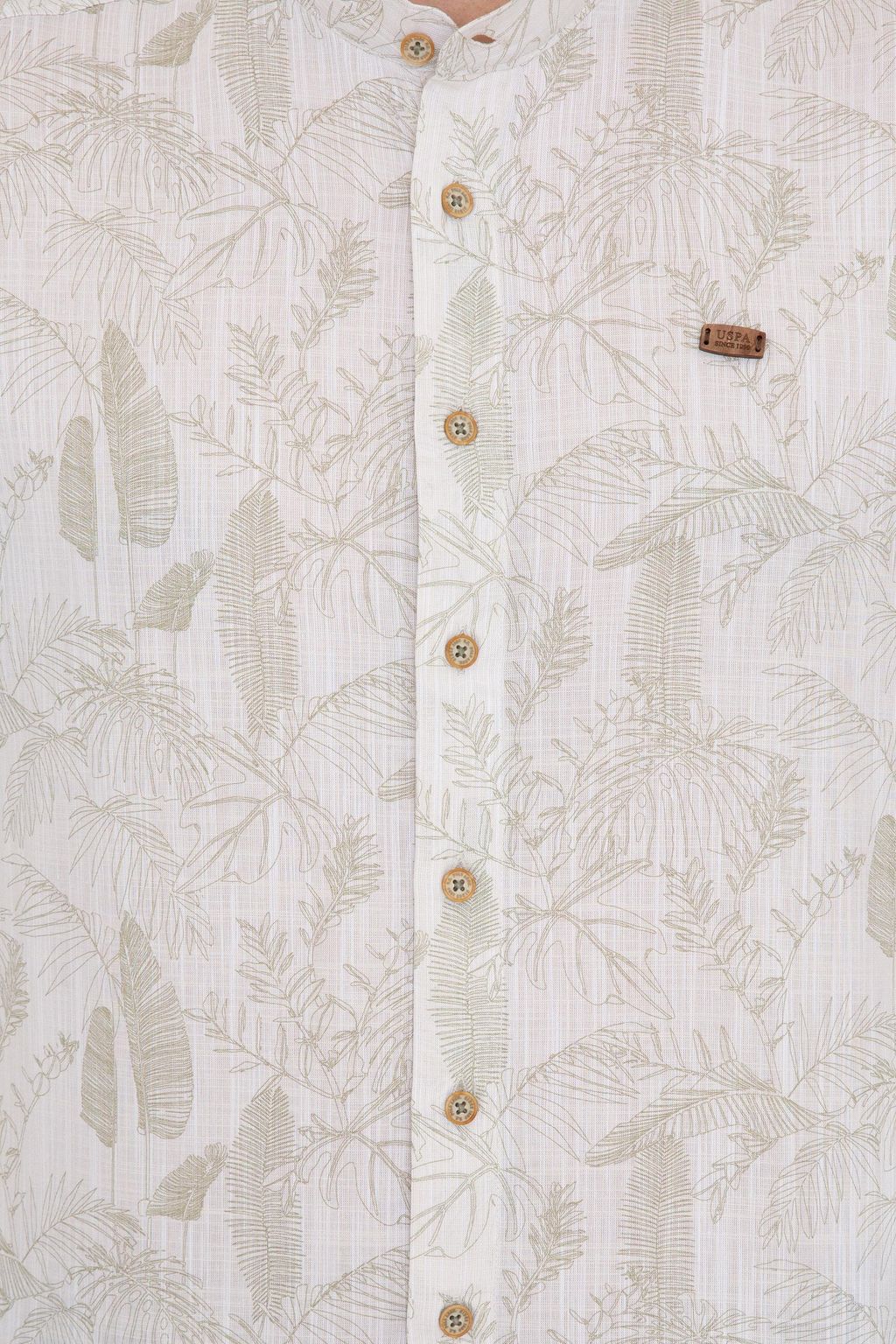 U. S. Polo Assn Мужская рубашка цвета хаки с длинным рукавом - U.s. polo assn фото 6