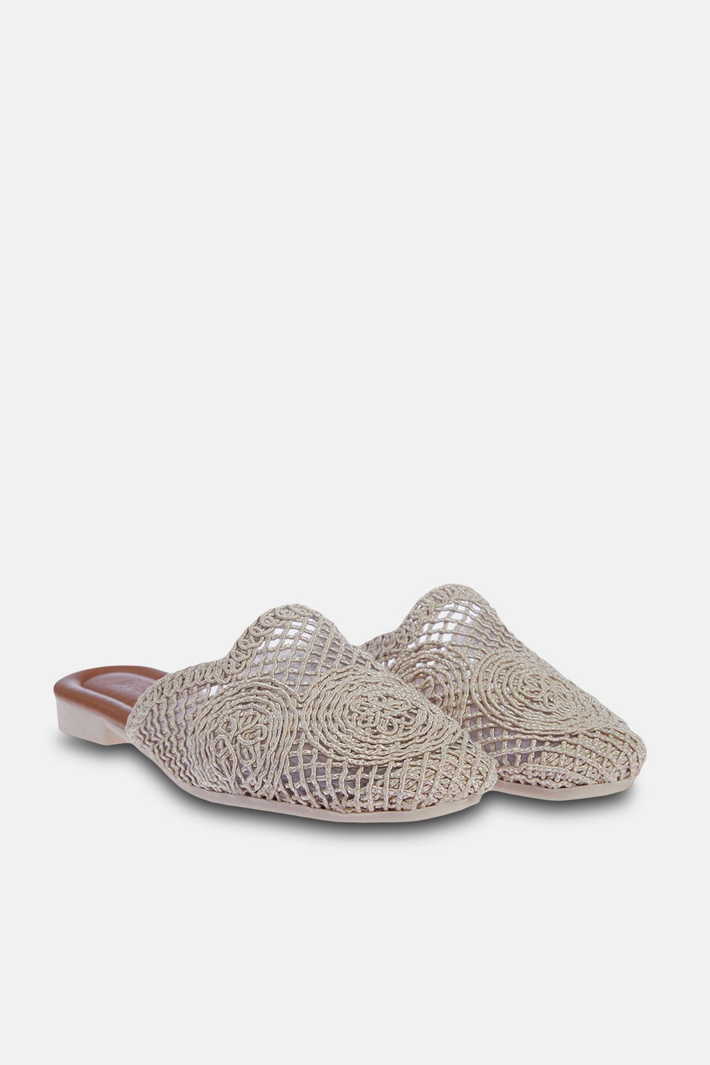 Trendyol Shoes Siyah Orgu Detayl? Kad?n Mule Terlik TAKSS24TE00000 - Trendyolmilla фото 12