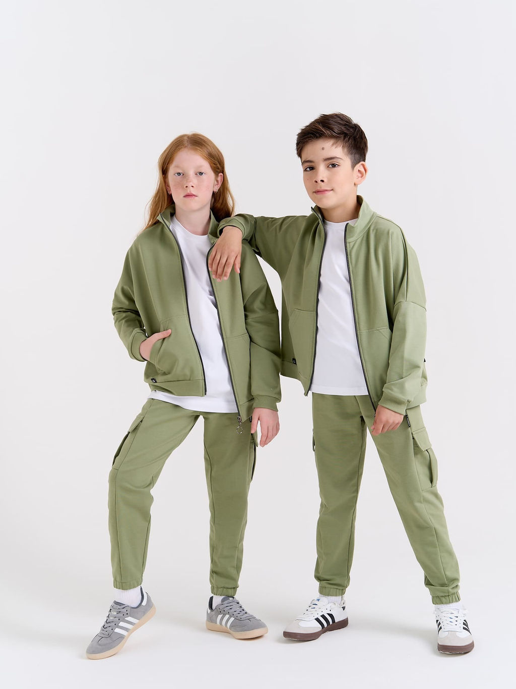 Костюм облегченный с олимпийкой Олива 7+ - Bungly фото 13