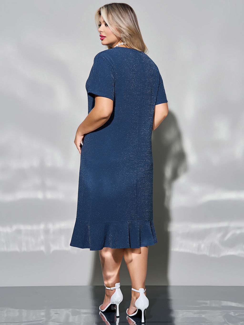 Платье 0421-1 синий топаз