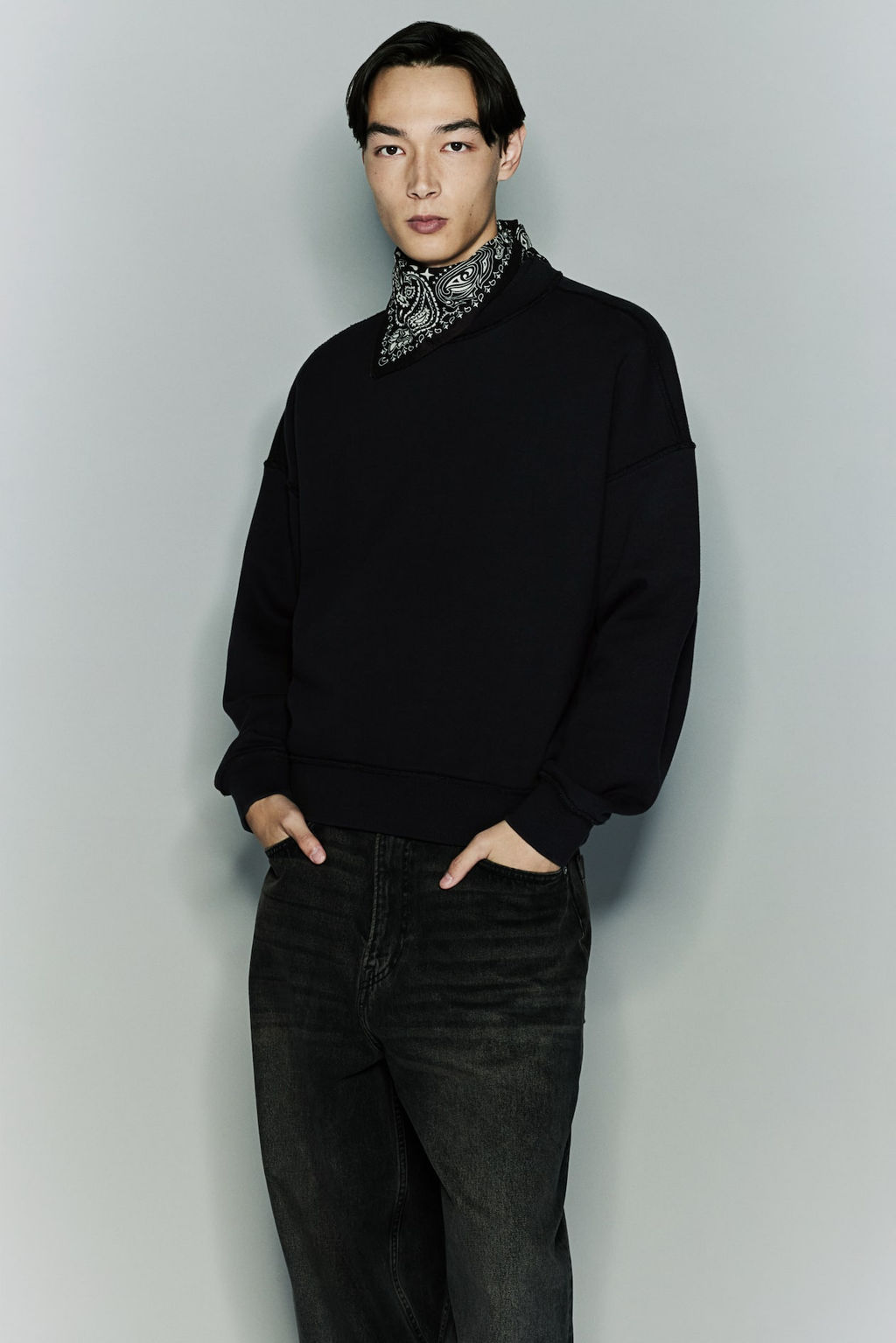 Sudadera de algodon Oversized Fit - H&m фото 3