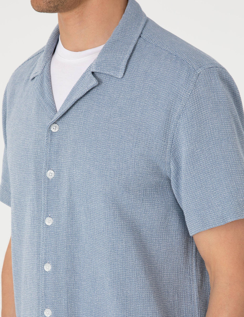 Lacivert Comfort Fit K_sa Kollu G_mlek - Pierre cardin фото 7