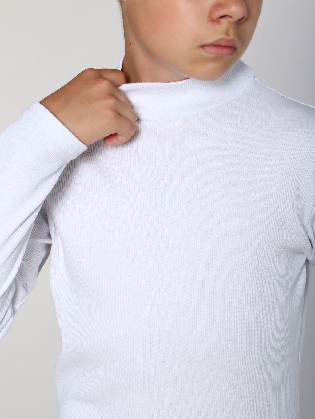 Ладошки / Водолазка Лапша белый  фото 7