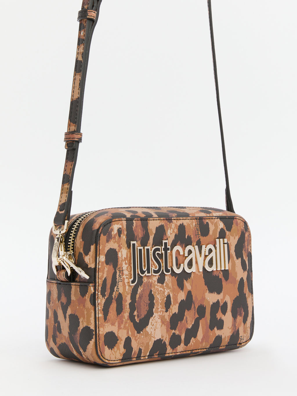 Женское кросс-боди JUST CAVALLI METAL LETTERING Артикул 4107665, леопардовый принт  фото 2