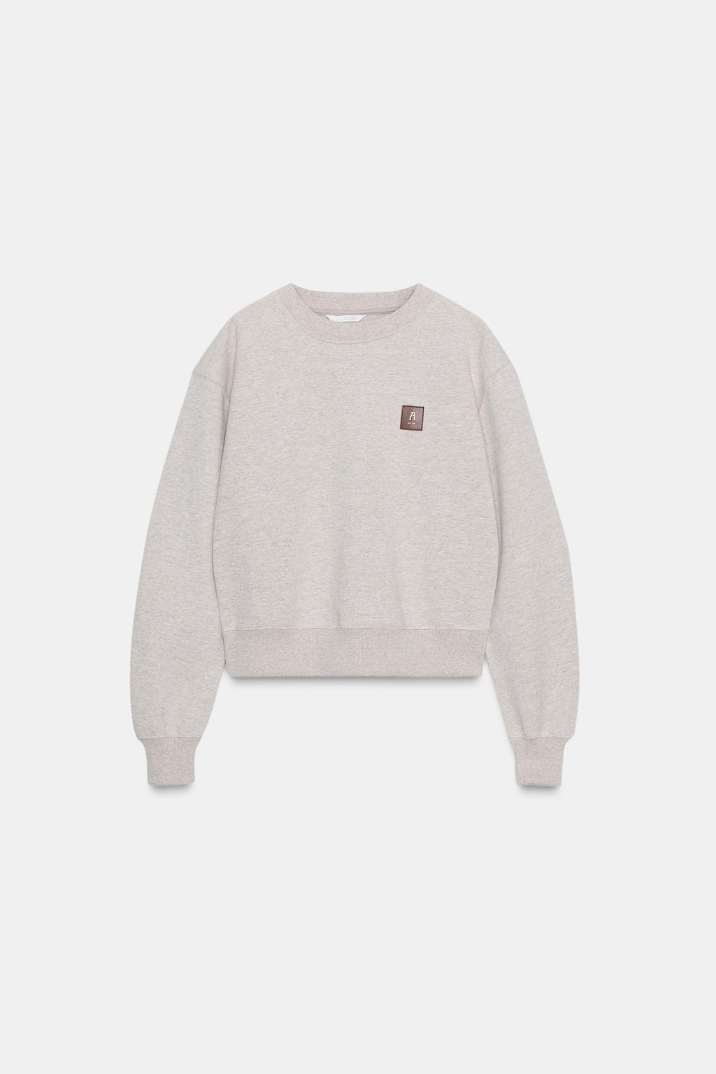 SWEATSHIRT WITH LABEL DETAIL ON THE FRONT - Zara фото 4