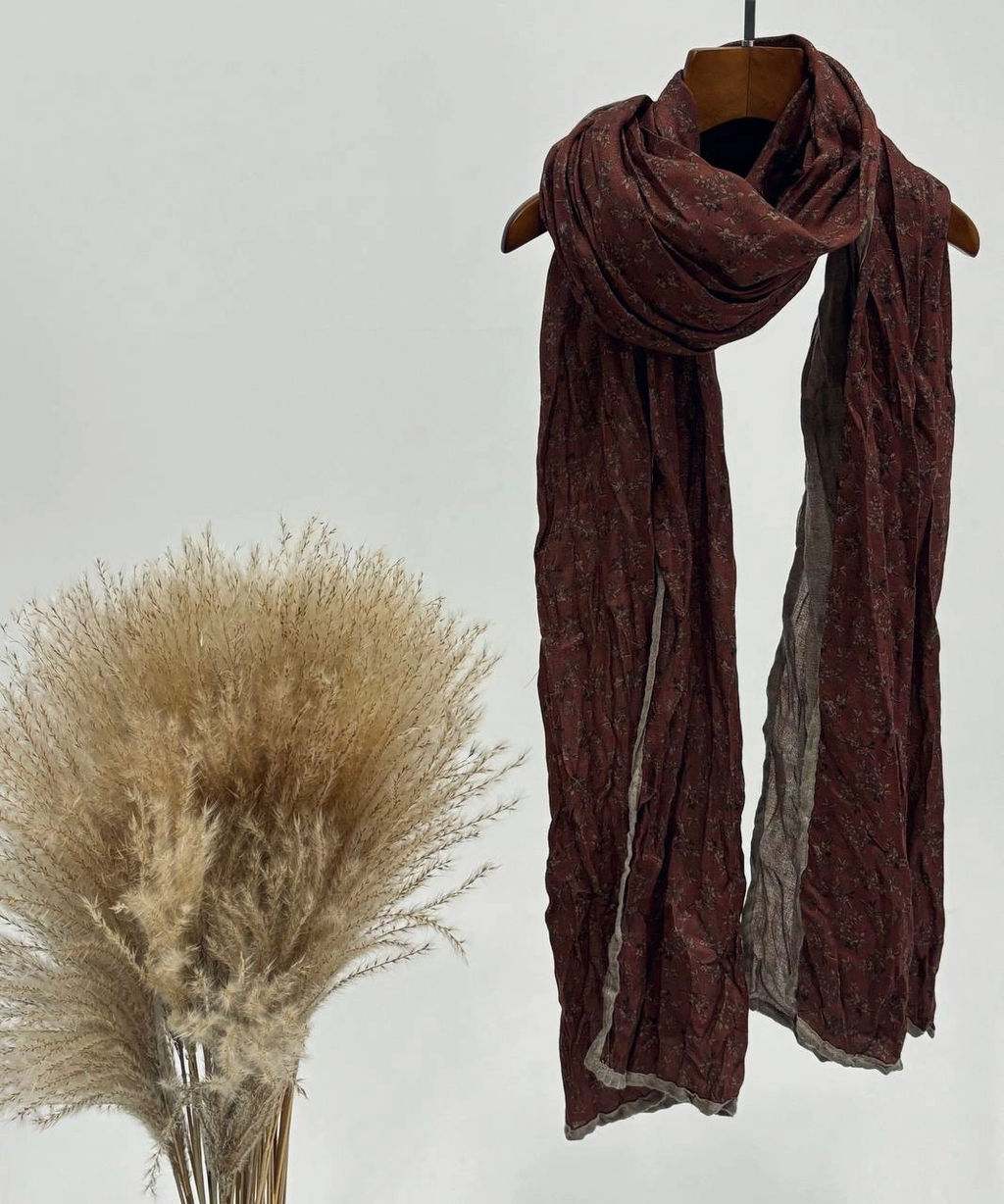 Палантин 200*60см Прованс 33-0003 хаки - Mini maxi фото 19