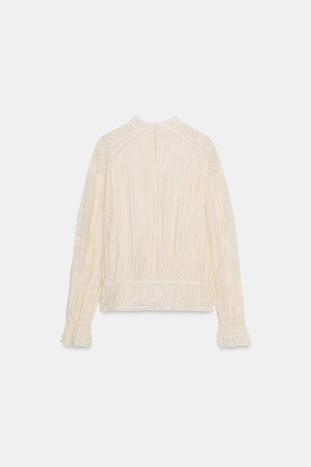 ZW COLLECTION ROMANTIC EMBROIDERED BLOUSE - Zara фото 8
