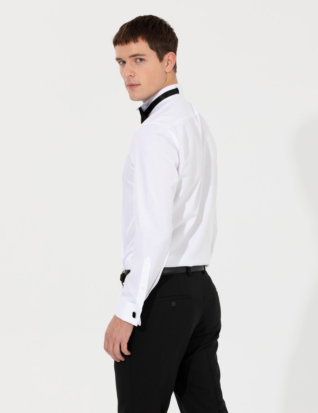 Beyaz Slim Fit Smokin G_mlek - Pierre cardin фото 5