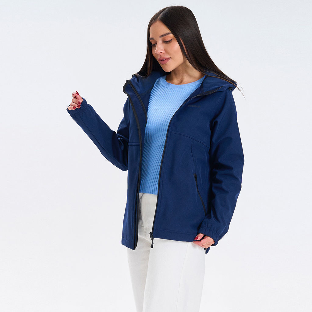 RODOS Ветровка softshell женская демисезон М-312 Тёмно-синий