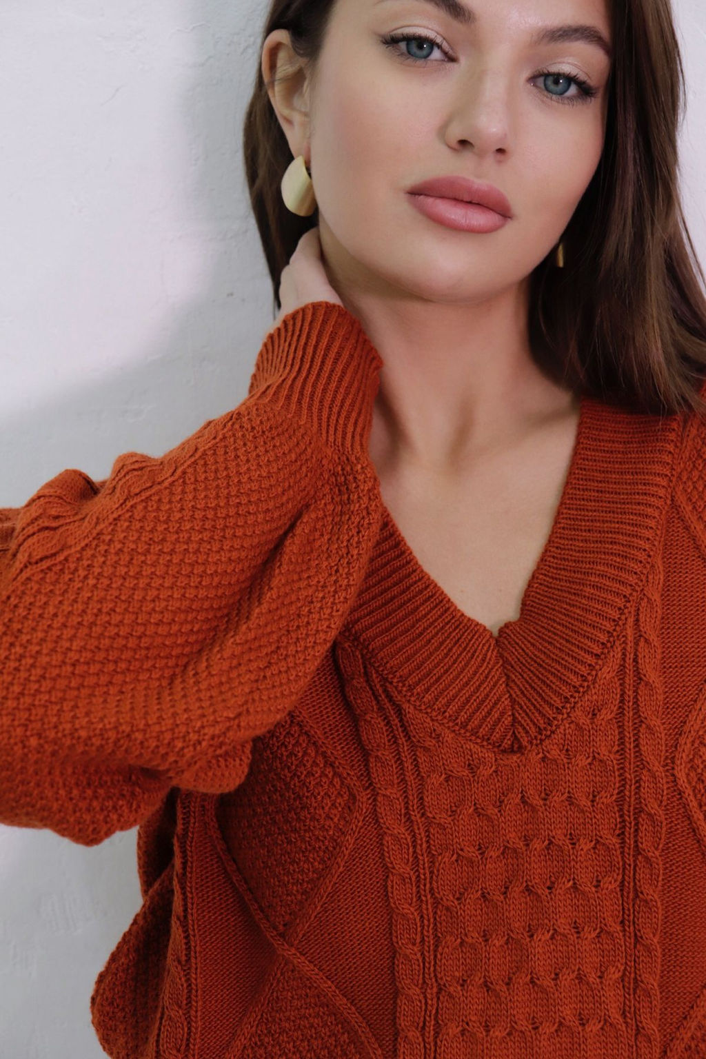 Martichelli Пуловер терракотовый  фото 4