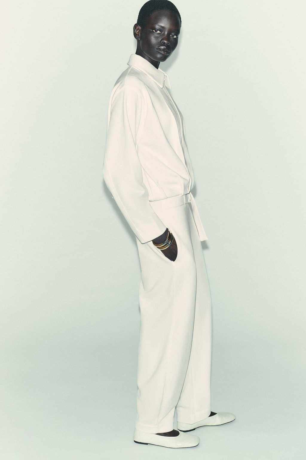 PLUSH TROUSERS WITH BELT - Zara фото 3