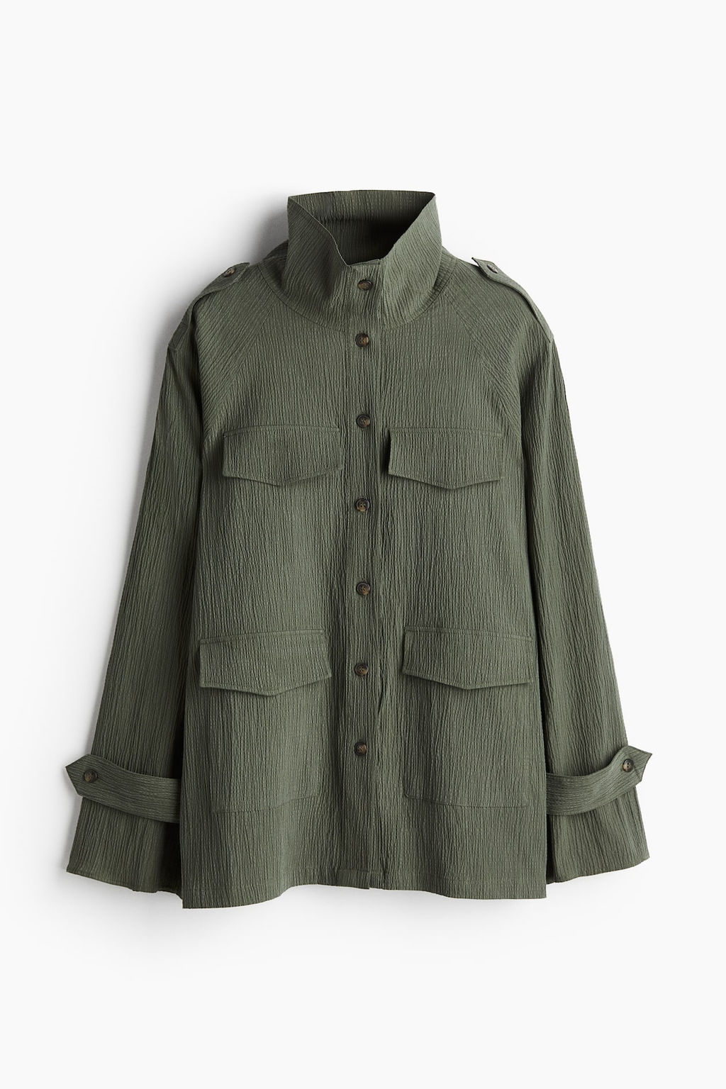Camisa cargo con textura - H&m фото 6