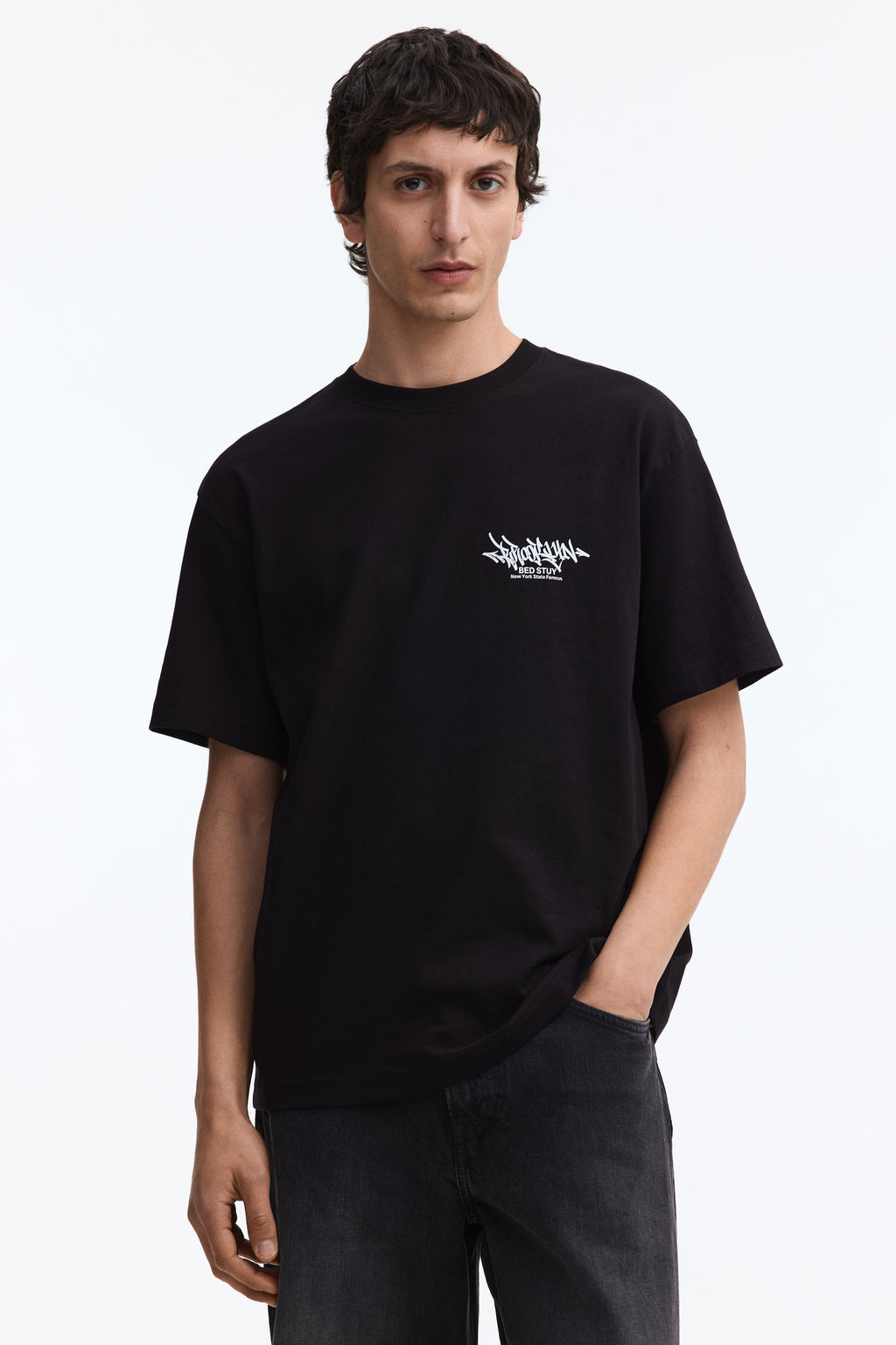 Camiseta con motivo estampado Loose Fit - H&m фото 26