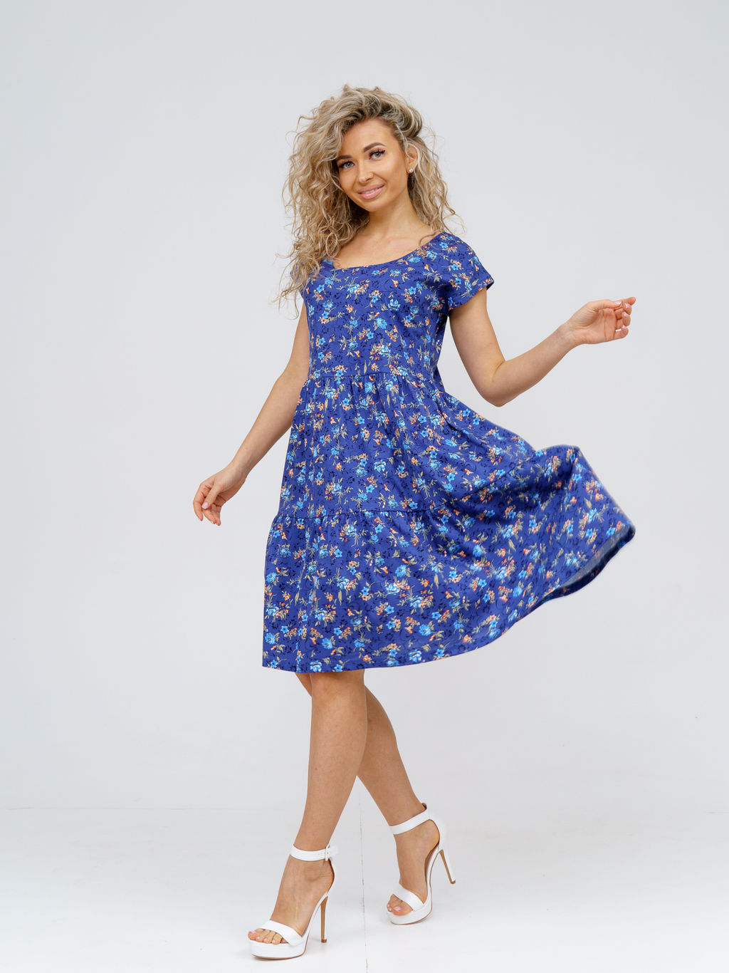 875 Платье "Индиго"