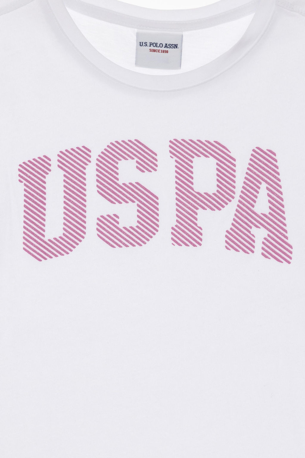 K_z _ocuk Beyaz Basic Ti__rt Sepette S_rpriz _ndirim - U.s. polo assn фото 4
