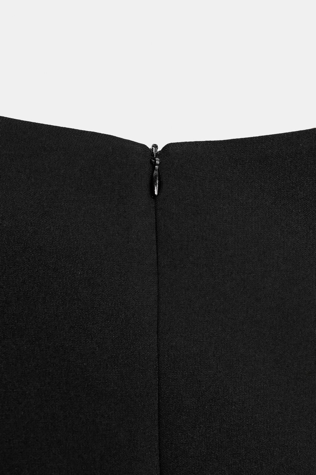 TOP MANGA ABULLONADA ZW COLLECTION / Negro - Zara фото 18