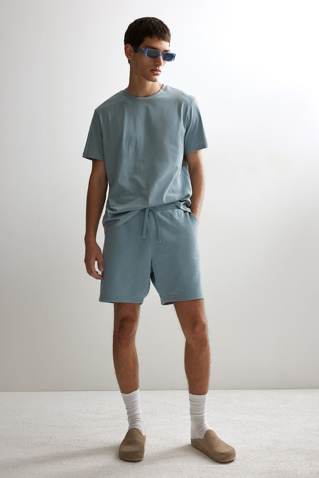 Pantalon corto en sudadera Regular Fit