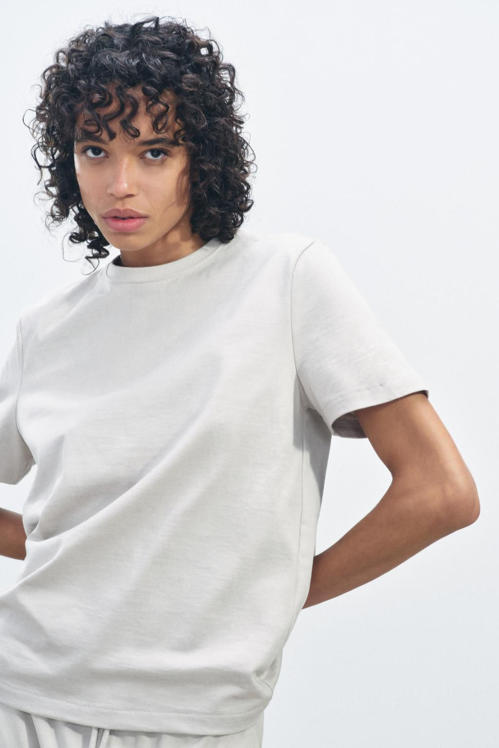 HEAVY COTTON T-SHIRT - Zara фото 55