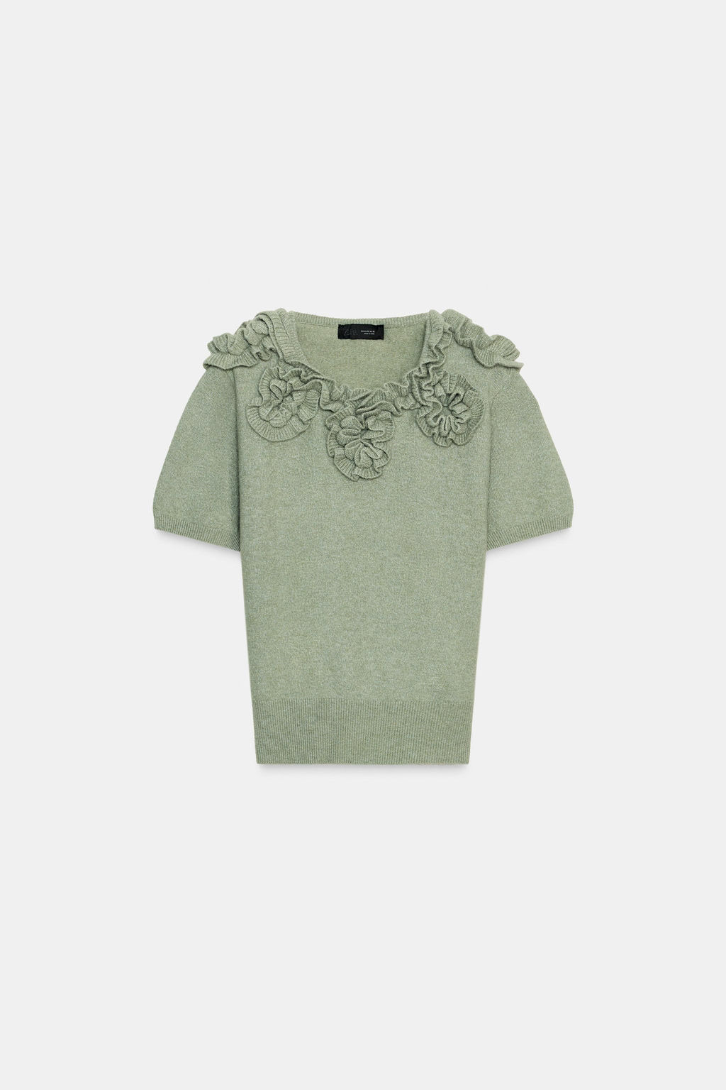 FLORAL KNIT SWEATER - Zara фото 6