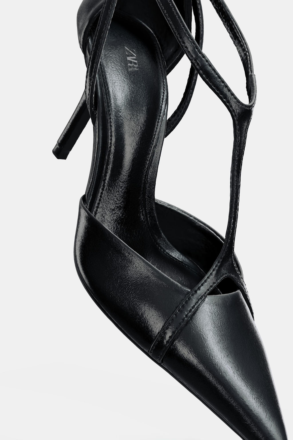 HIGH-HEEL SHOES WITH ANKLE STRAP - Zara фото 6