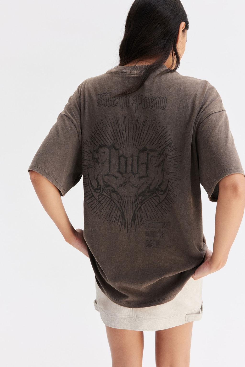 Camiseta oversize con motivo - H&m фото 3