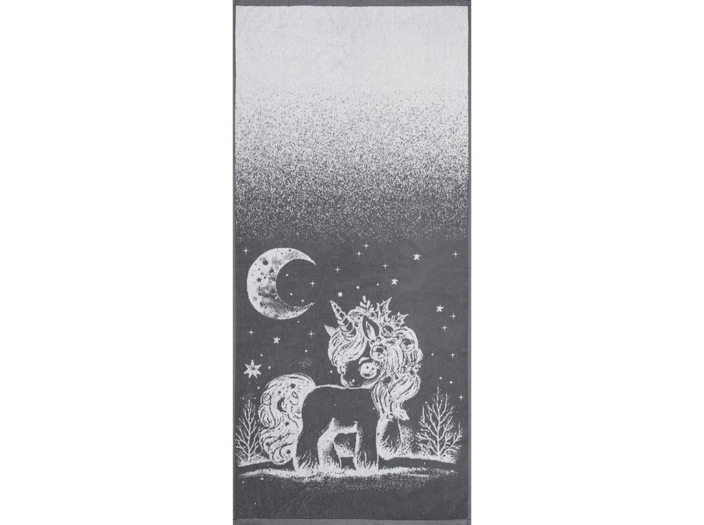 Полотенце махровое 6с102.411ж1 Волшебная ночь(графит5) 67х150см