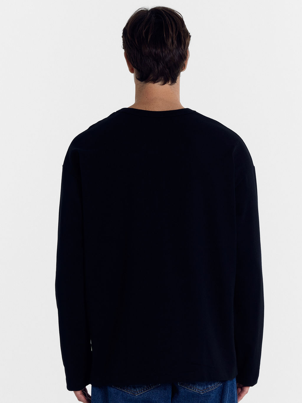 Лонгслив Mark Formelle черный из хлопка  фото 4