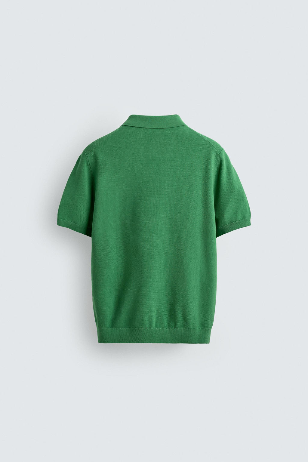 POLO PUNTO REGULAR FIT PIQU? / Verde - Zara фото 8