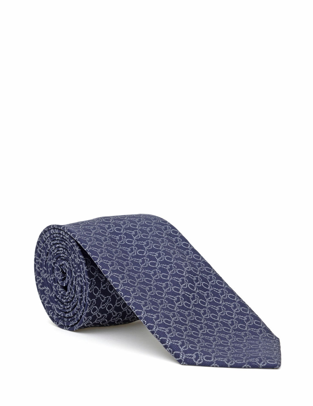 Темно-синий шелковый галстук - Cacharel фото 2