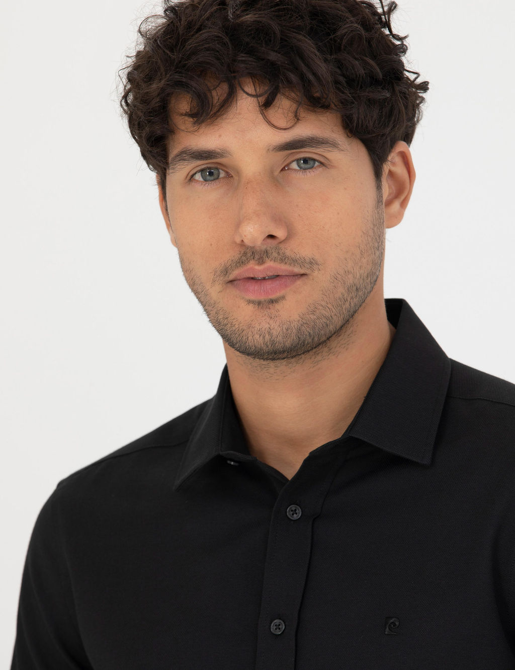 Siyah Slim Fit Uzun Kollu G_mlek