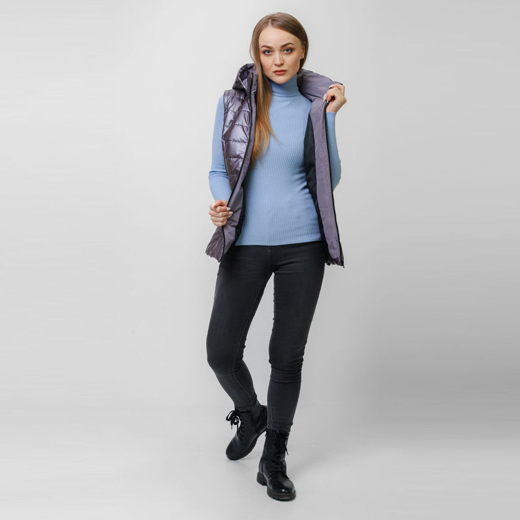 RODOS Жилет женский демисезон М-249 Светло-розовый  фото 10