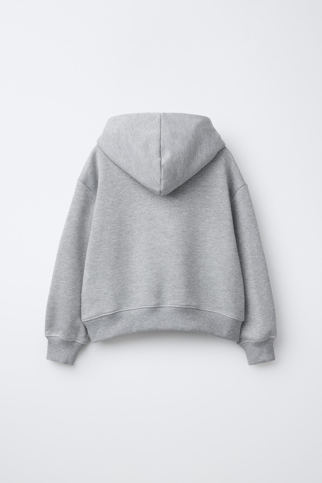 SUDADERA TEXTO BRILLO / Gris vigor? - Zara фото 2