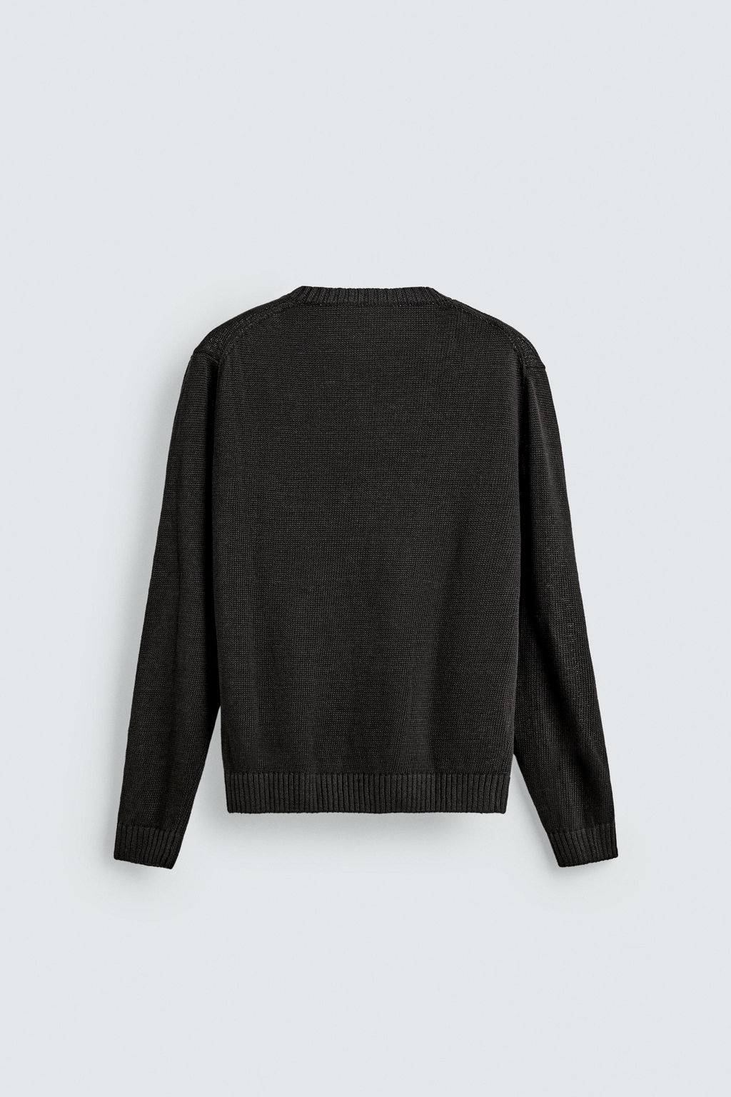 JERSEY REGULAR FIT 100% LINO AARON LEVINE X ZARA / Chocolate  фото 7
