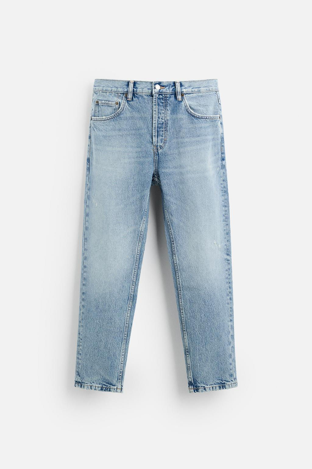 SLIM CROPPED-FIT JEANS - Zara фото 18