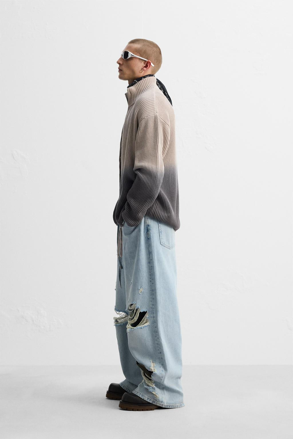 DISTRESSED BAGGY JEAN - Zara фото 4