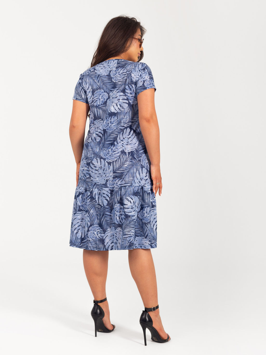 Платье женское кулирка АГНИЯ ДЖИНСА - Domtrik фото 5