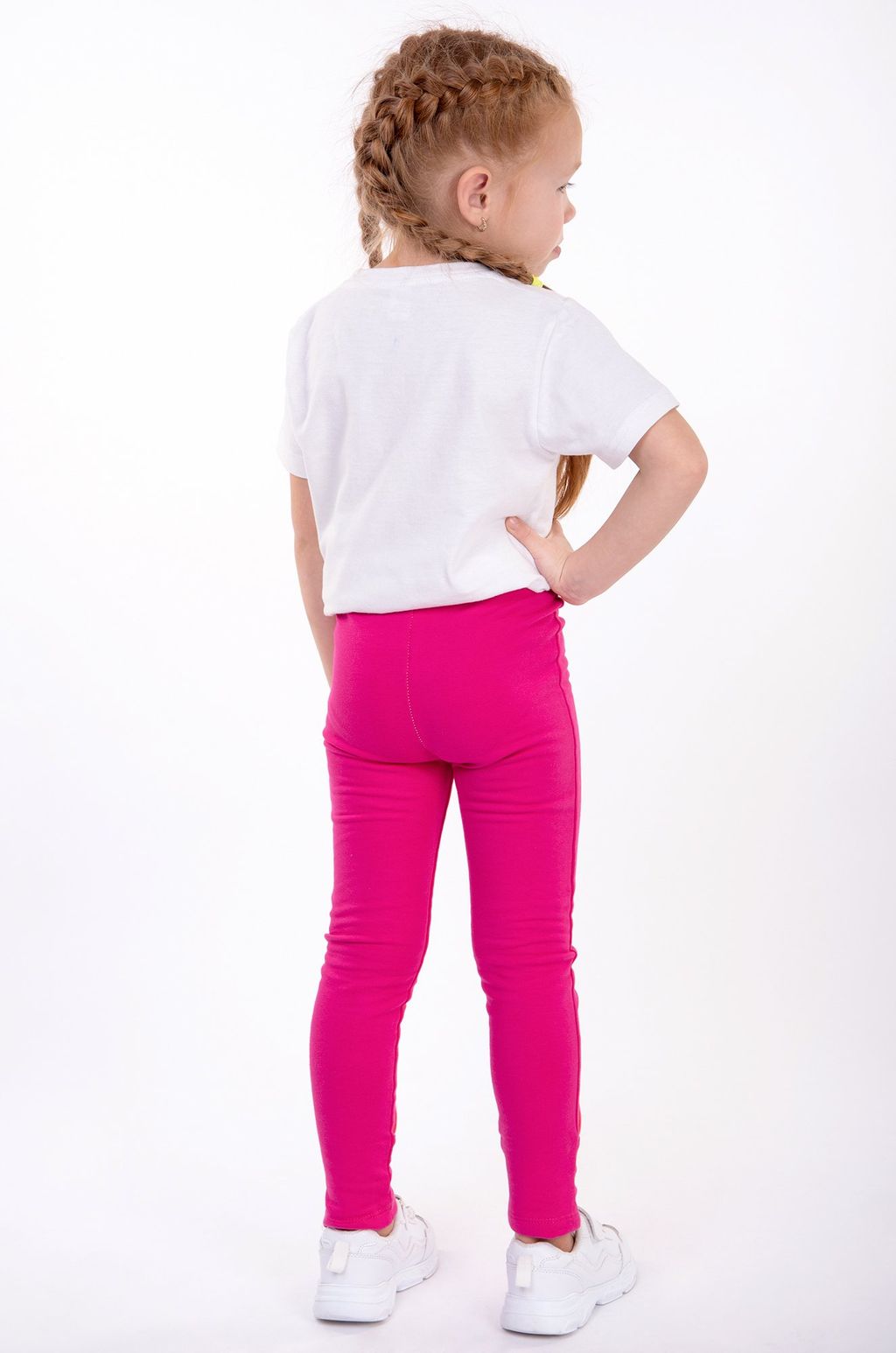 Лосины из футера двухнитки с начесом для девочки Bonito  фото 12